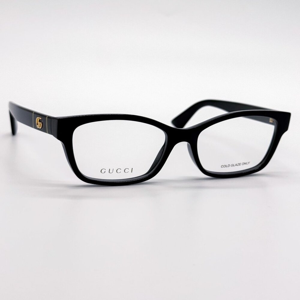 NEW GUCCI GG0635O 004 BLACK WOMEN EYEGLASSES GUCCI - Picture 6 of 11